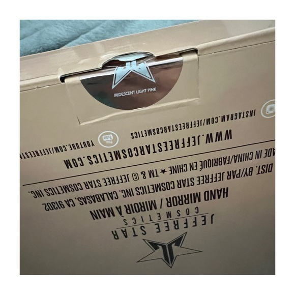 RARE JEFFREE STAR IRIDESCENT PINK MIRROR - Picture 2 of 4